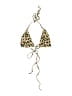 Fabletics Animal Print Gold Swimsuit Top Size M (estimated) - photo 1