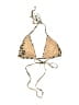 Fabletics Animal Print Gold Swimsuit Top Size M (estimated) - photo 2