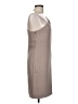 Tory Burch 100% Silk Solid Tan Cocktail Dress Size L (estimated) - photo 4