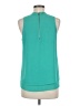 Naked Zebra 100% Polyester Teal Sleeveless Blouse Size M - photo 2