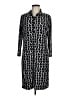 Donna Morgan Graphic Black Casual Dress Size 8 - photo 1