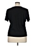 Laura Scott Black Short Sleeve Top Size XL - photo 2