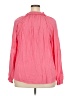 Unbranded 100% Rayon Pink Long Sleeve Blouse Size 2X (estimated) - photo 2