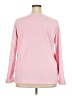 Basic Editions 100% Polyester Pink Pullover Sweater Size XXL - photo 2