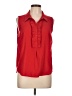 Tommy Hilfiger Red Sleeveless Blouse Size L - photo 1