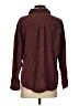 Current/Elliott 100% Lyocell Tweed Burgundy Long Sleeve Button-Down Shirt Size 2 - photo 2