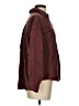 Current/Elliott 100% Lyocell Tweed Burgundy Long Sleeve Button-Down Shirt Size 2 - photo 4