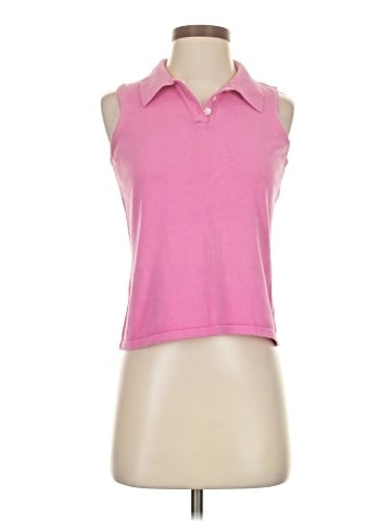Evan Picone Sleeveless Button-Down Shirt (view 1)