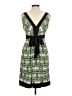Trulli Print Green Cocktail Dress Size 8 - photo 2