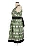 Trulli Print Green Cocktail Dress Size 8 - photo 5