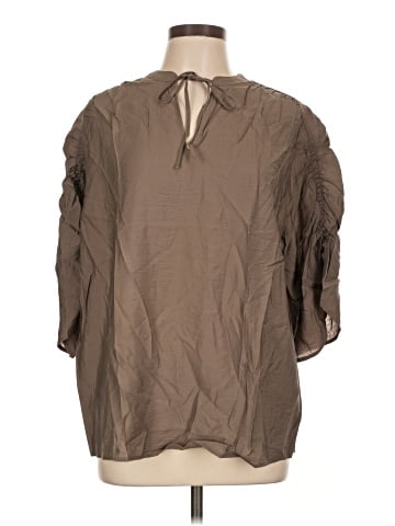 Lane Bryant 3/4 Sleeve Button-Down Shirt (view 1)