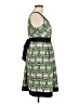 Trulli Print Green Cocktail Dress Size 8 - photo 4