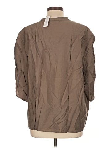 Lane Bryant 3/4 Sleeve Button-Down Shirt (view 2)