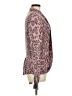 Boston Proper Animal Print Pink Cardigan Size M - photo 4