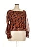 Nine West Brown Long Sleeve Blouse Size XXL - photo 1