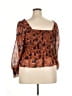 Nine West Brown Long Sleeve Blouse Size XXL - photo 2
