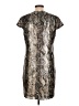 Unbranded 100% Polyester Animal Print Brown Casual Dress Size 12 - photo 2