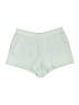 CAbi 100% Cotton Chevron-herringbone Green Shorts Size L - photo 1