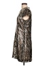 Unbranded 100% Polyester Animal Print Brown Casual Dress Size 12 - photo 5