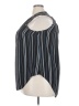 Torrid 100% Polyester Stripes Black Sleeveless Blouse Size (2) - photo 5