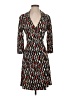 Laundry by Design Print Black Casual Dress Size S - photo 1