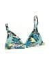 LA Hearts Tropical Blue Swimsuit Top Size S - photo 1