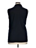 Tory Burch 100% Polyester Blue Sleeveless Blouse Size 14 - photo 2