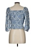 Hutch Blue 3/4 Sleeve Blouse Size L - photo 2