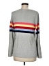 Charter Club Stripes Gray Pullover Sweater Size M - photo 2