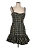 Aqua Tweed Brown Cocktail Dress Size L - photo 1