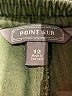 Point Sur Solid Green Casual Pants Size 12 - photo 7