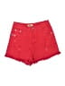 Assorted Brands Hearts Red Denim Shorts Size M - photo 1