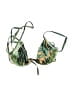 Missguided Tropical Green Swimsuit Top Size 8 - photo 1