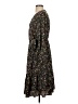 Mara Hoffman 100% Polyester Floral Black Casual Dress Size S - photo 5