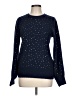 Crown & Ivy Stars Blue Pullover Sweater Size L - photo 1
