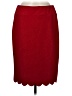 Camaieu Solid Red Formal Skirt Size M - photo 1
