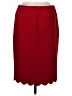 Camaieu Solid Red Formal Skirt Size M - photo 2