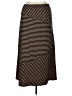 Notations Stripes Brown Casual Skirt Size XL - photo 1