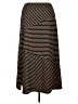 Notations Stripes Brown Casual Skirt Size XL - photo 2