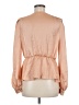 Haute Monde 100% Polyester Tan Long Sleeve Blouse Size M - photo 2