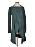 Lilith 100% Cotton Solid Teal Jacket Size XS - photo 1