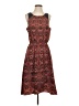 Athleta 100% Polyester Paisley Brown Casual Dress Size S - photo 1