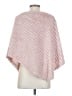 Black Rivet 100% Polyester Pink Poncho Size S - photo 2