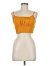 Unbranded 100% Polyester Yellow Sleeveless Top Size M - photo 1