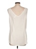 Cache 100% Polyester Ivory Sleeveless Blouse Size L - photo 2