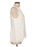 Cache 100% Polyester Ivory Sleeveless Blouse Size L - photo 4