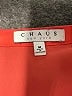 Chaus 100% Polyester Orange Sleeveless Blouse Size M - photo 7