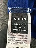 Shein 100% Polyester Blue Short Sleeve Turtleneck Size 12 - photo 7