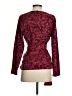 Basic Editions 100% Polyester Burgundy Cardigan Size 4 - photo 2