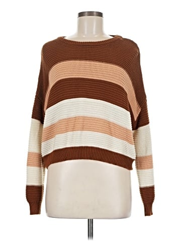 Pink Lily Pullover Sweater (view 1)